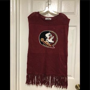 FSU FLORIDA STATE Tunic Vest sz L Emerson Street
